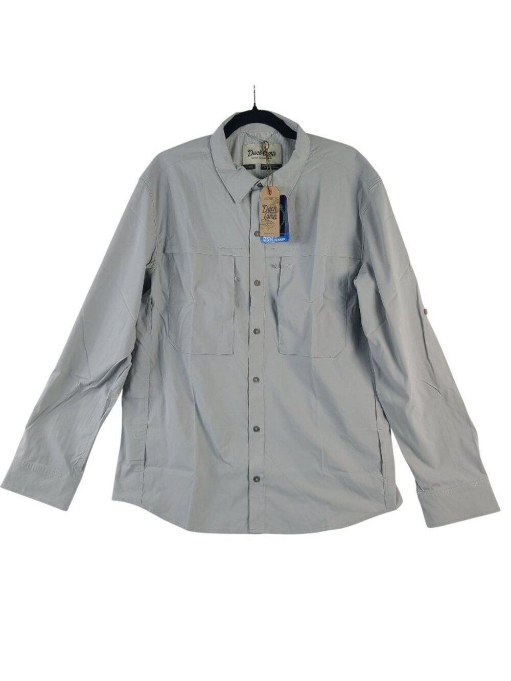 NEW Duck Camp Men's Lightweight Fishing Shirt Long Sleeve Highrise Sz XL